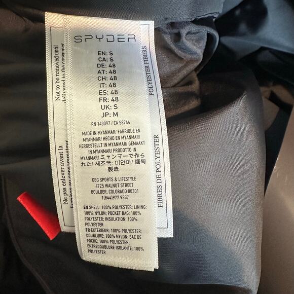 Spyder Men's Mesa GTX Snow Pant Black S NEW - Picture 9 of 14